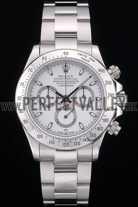 rolex daytona stainless steel bracelet white dial 80297|Rolex Daytona White Dial Watch 126500LN.